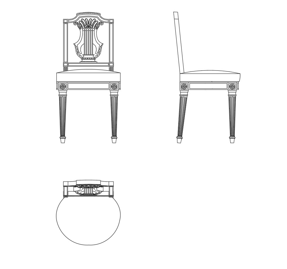 Ghế Gỗ Cổ Điển - Mẫu 6