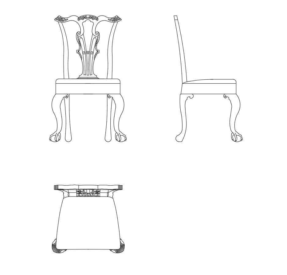 Ghế Gỗ Cổ Điển - Mẫu 8