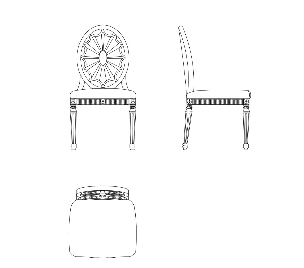 Ghế Gỗ Cổ Điển - Mẫu 13