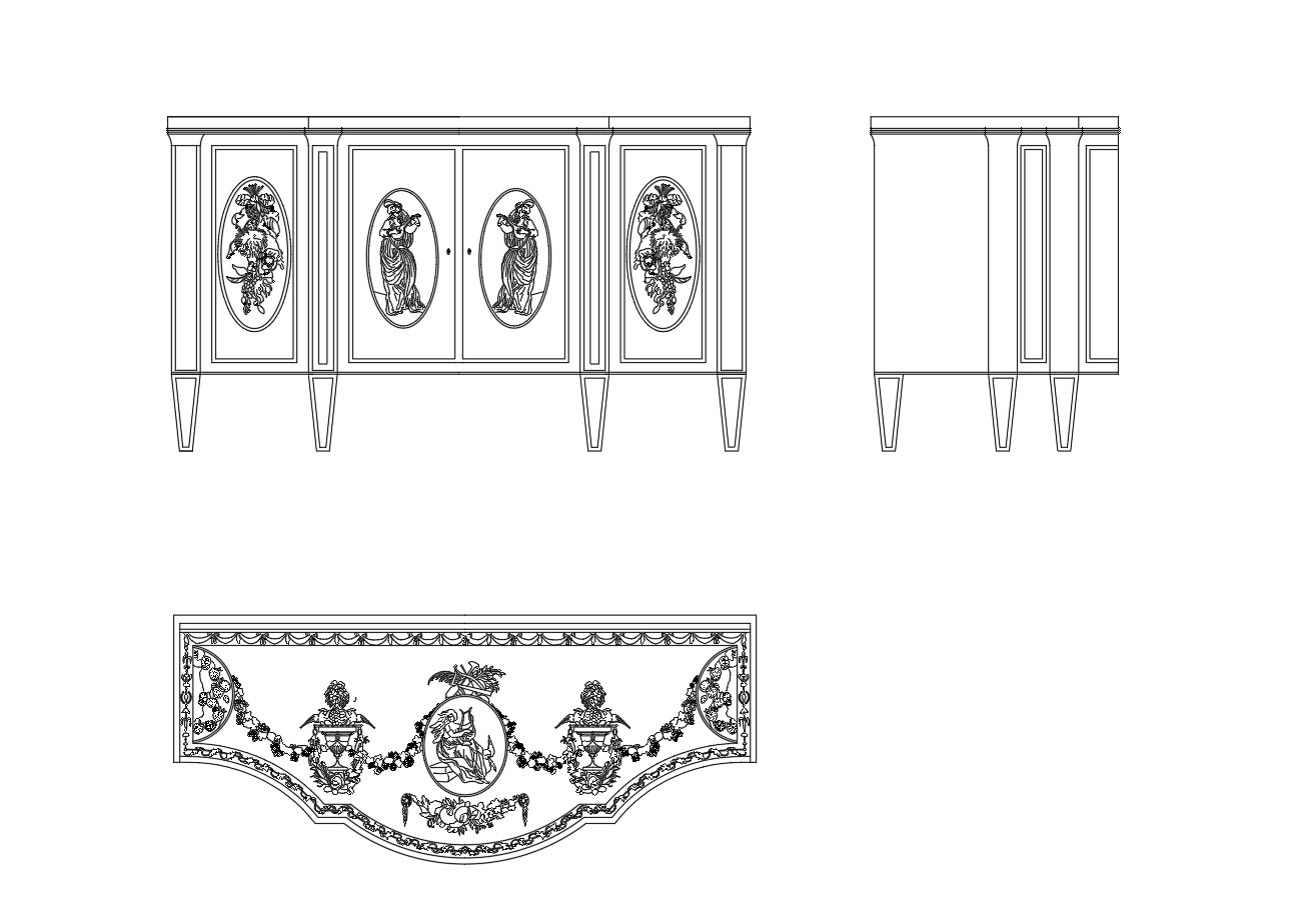 Bàn Tân Cổ Điển - Mẫu 13